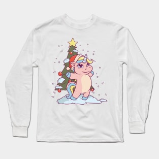 Unicorn Christmas Long Sleeve T-Shirt